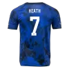 HEATH #7 USA Away Jersey World Cup 2022 - jerseymallpro
