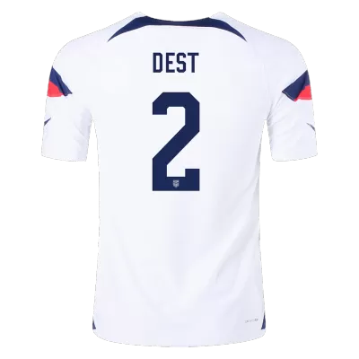 DEST #2 USA Home Authentic Jersey World Cup 2022 - jerseymallpro