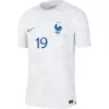 BENZEMA #19 France Away Authentic Jersey World Cup 2022 - jerseymallpro