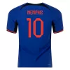 MEMPHIS #10 Netherlands Away Authentic Jersey World Cup 2022 - jerseymallpro