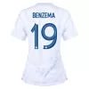 BENZEMA #19 France Away Jersey World Cup 2022 Women - jerseymallpro