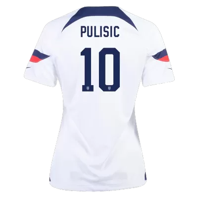 PULISIC #10 USA Home Jersey World Cup 2022 Women - jerseymallpro