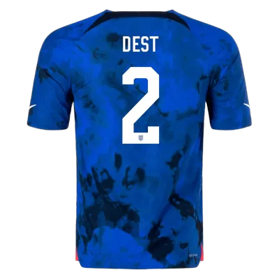 DEST #2 USA Away Authentic Jersey World Cup 2022 - jerseymallpro