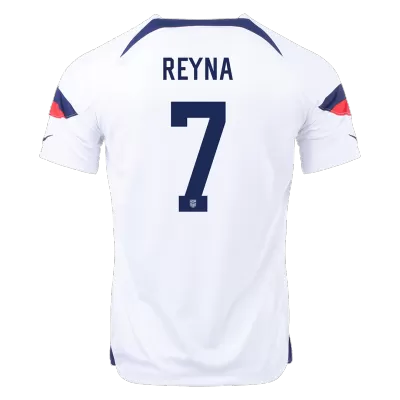 REYNA #7 USA Home Jersey World Cup 2022 - jerseymallpro