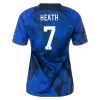 HEATH #7 USA Away Jersey World Cup 2022 Women - jerseymallpro