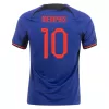 MEMPHIS #10 Netherlands Away Jersey World Cup 2022 - jerseymallpro