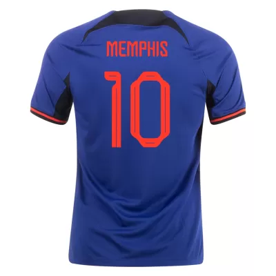 MEMPHIS #10 Netherlands Away Jersey World Cup 2022 - jerseymallpro