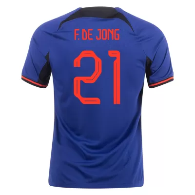 F.DE JONG #21 Netherlands Away Jersey World Cup 2022 - jerseymallpro