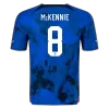 McKENNIE #8 USA Away Authentic Jersey World Cup 2022 - jerseymallpro