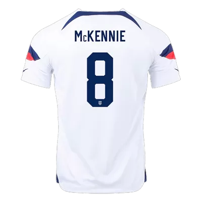 McKENNIE #8 USA Home Jersey World Cup 2022 - jerseymallpro