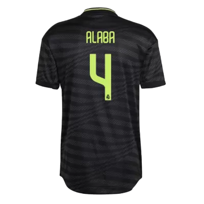 ALABA #4 Real Madrid Third Away Authentic Jersey 2022/23 - jerseymallpro