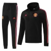 Manchester United Hoodie Tracksuit 2022/23 Black - jerseymallpro