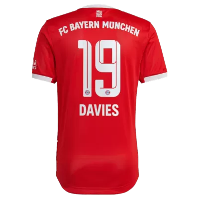 DAVIES #19 Bayern Munich Home Authentic Jersey 2022/23 - jerseymallpro