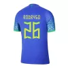 RODRYGO #26 Brazil Away Jersey World Cup 2022 - jerseymallpro