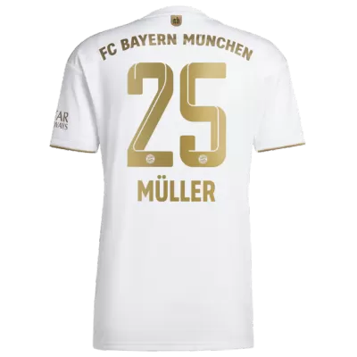 MÜLLER #25 Bayern Munich Away Jersey 2022/23 - jerseymallpro