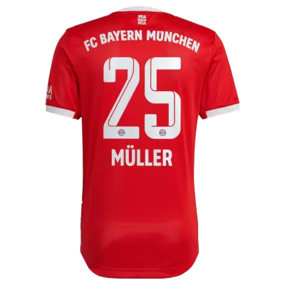 MÜLLER #25 Bayern Munich Home Authentic Jersey 2022/23 - jerseymallpro