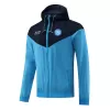 Napoli Hoodie Windbreaker Jacket 2022/23 - Blue&Black - jerseymallpro