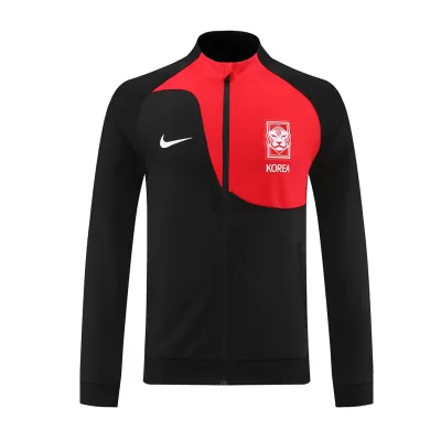 South Korea Track Jacket 2022/23 - Black&Red - jerseymallpro