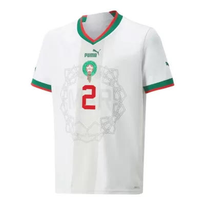 HAKIMI #2 Morocco  Away Jersey World Cup 2022 - jerseymallpro