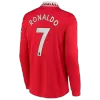 Authentic RONALDO #7 Manchester United Home Long Sleeve Jersey 2022/23 - jerseymallpro