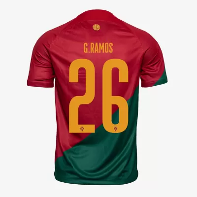 G.RAMOS #26 Portugal Home Jersey World Cup 2022 - jerseymallpro