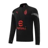 AC Milan 1/4 Zip Tracksuit 2022/23 Black - jerseymallpro