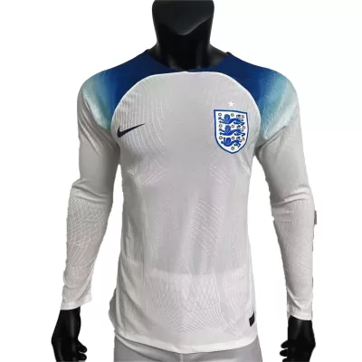 Authentic England Home Long Sleeve Soccer Jersey 2022 - jerseymallpro