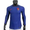 Authentic Netherlands Away Long Sleeve Soccer Jersey 2022 - jerseymallpro