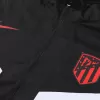 Atletico Madrid Hoodie Windbreaker Jacket 2022/23 - Black - jerseymallpro