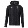 Juventus Hoodie Windbreaker Jacket 2022 - Black - jerseymallpro