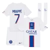 MBAPPÉ #7 PSG Third Away Kids Jerseys Full Kit 2022/23 - jerseymallpro