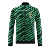 Brazil Jacket Tracksuit 2022 Green&Black - jerseymallpro