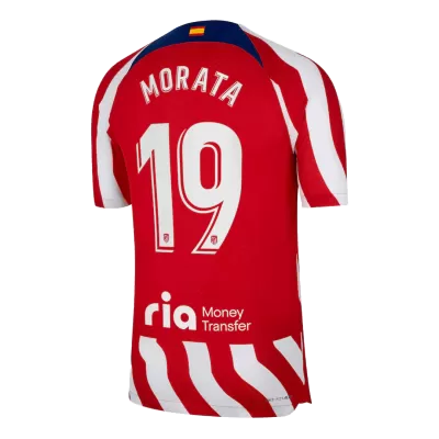 MORATA #19 Atletico Madrid Home Authentic Jersey 2022/23 - jerseymallpro