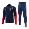 Spain 1/4 Zip Tracksuit 2022/23 Blue - jerseymallpro