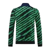 Brazil Jacket Tracksuit 2022 Green&Black - jerseymallpro