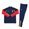 Spain 1/4 Zip Tracksuit 2022/23 Blue - jerseymallpro