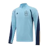 Spain 1/4 Zip Tracksuit 2022/23 Blue - jerseymallpro