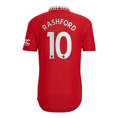 RASHFORD #10 Manchester United Home Authentic Jersey 2022/23 - jerseymallpro