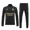 Arsenal 1/4 Zip Tracksuit 2022/23 Black - jerseymallpro