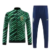 Brazil Jacket Tracksuit 2022 Green&Black - jerseymallpro