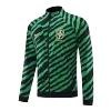 Brazil Jacket Tracksuit 2022 Green&Black - jerseymallpro