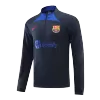 Barcelona 1/4 Zip Tracksuit 2022/23 Navy - jerseymallpro