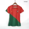 Portugal Home Jersey Shirt 2022 Women - jerseymallpro