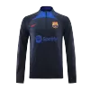 Barcelona 1/4 Zip Tracksuit 2022/23 Navy - jerseymallpro