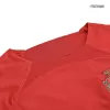 Portugal Home Long Sleeve Soccer Jersey 2022 - jerseymallpro