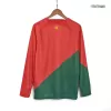 Portugal Home Long Sleeve Soccer Jersey 2022 - jerseymallpro