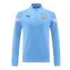 Manchester City 1/4 Zip Tracksuit 2022/23 Blue - jerseymallpro