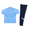 Manchester City 1/4 Zip Tracksuit 2022/23 Blue - jerseymallpro