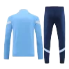 Manchester City 1/4 Zip Tracksuit 2022/23 Blue - jerseymallpro