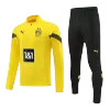 Borussia Dortmund 1/4 Zip Tracksuit 2022/23 Yellow - jerseymallpro